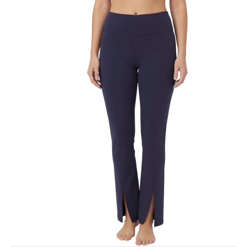 Ruby Ribbon Split Ankle Leggings Midnight Nwt Size Small